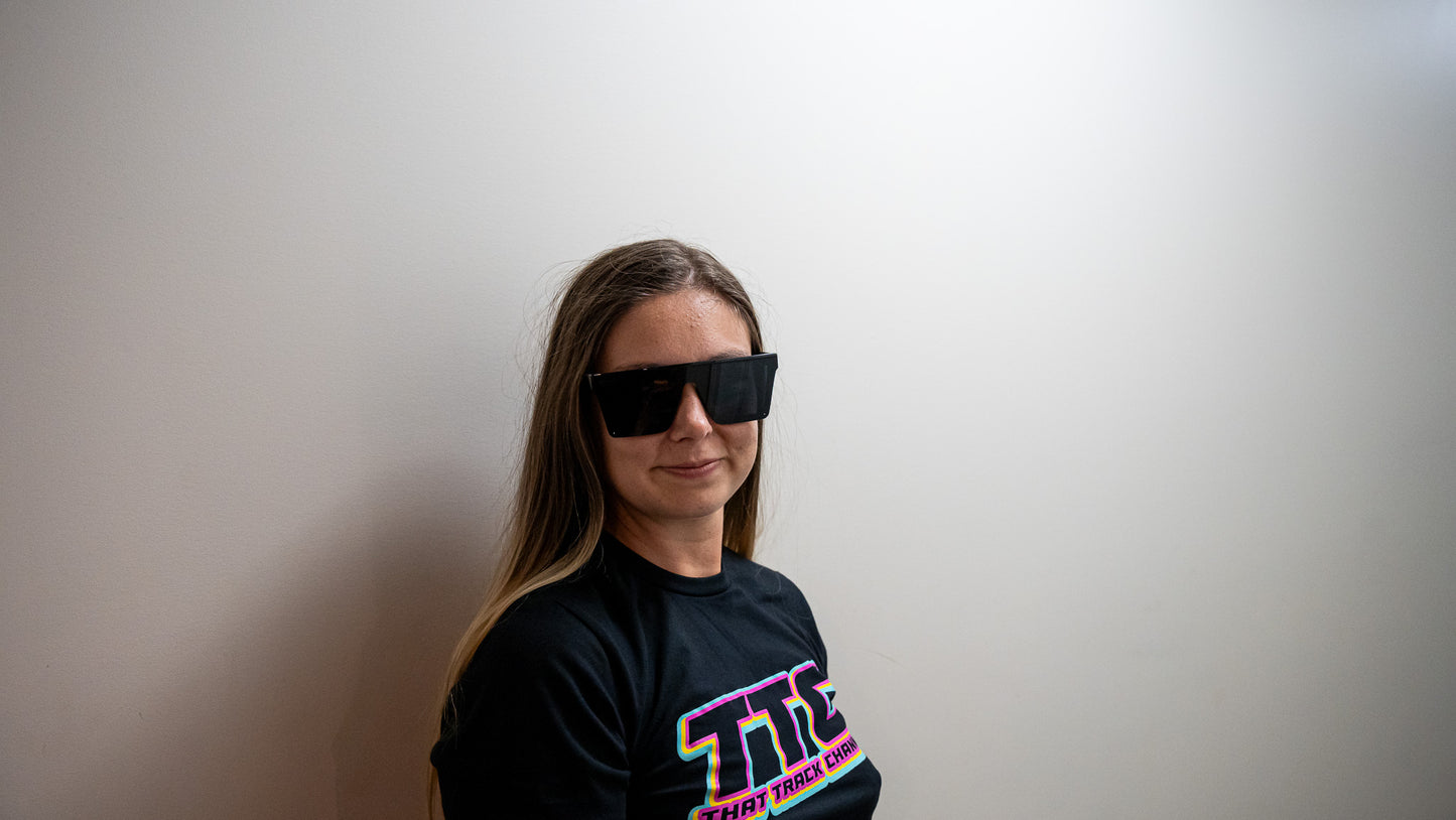 TTC SUNGLASSES - LEOPARD FRAME, BROWN LENS