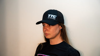 TTC HAT - BLACK WITH BLUE STITCH