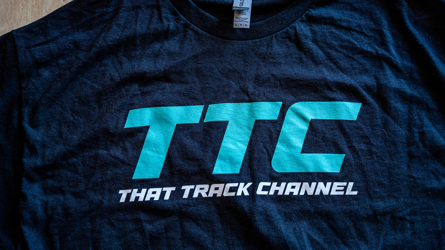 TTC SHIRT - BLACK SHIRT, TEAL FONT