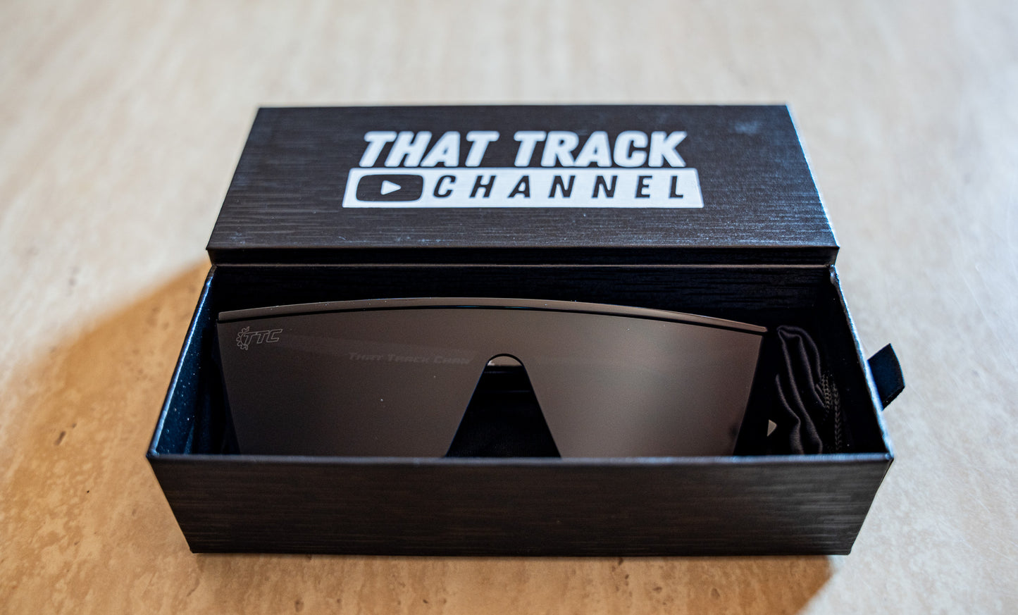 TTC SUNGLASSES - BLACK FRAMES AND BLACK LENS (CAT 4)