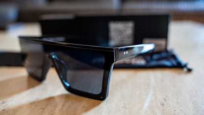 TTC SUNGLASSES - BLACK FRAME, BLACK LENS