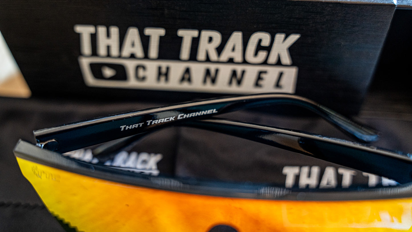 TTC SUNGLASSES - BLACK FRAME, RED LENS (CAT 4)