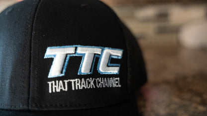 TTC HAT - BLACK WITH BLUE STITCH