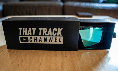 TTC SUNGLASSES - BLACK FRAME, BLUE LENS (CAT 4)