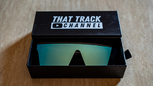 TTC SUNGLASSES - BLACK FRAME, BLUE LENS (CAT 4)