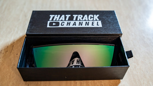 TTC SUNGLASSES - BLACK FRAME, PURPLE LENS