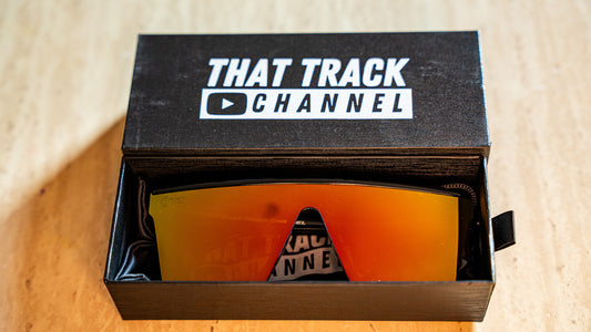 TTC SUNGLASSES - BLACK FRAME, RED LENS