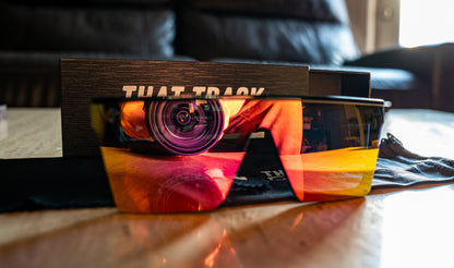 TTC SUNGLASSES - BLACK FRAME, PINK LENS (CAT 4)