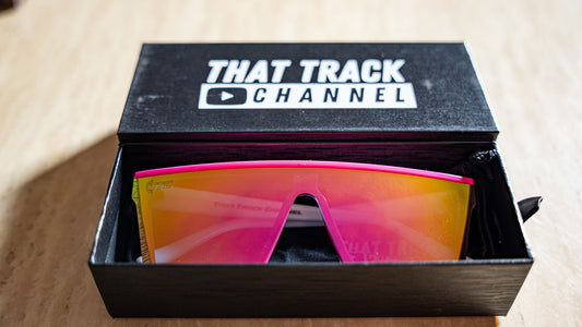 TTC SUNGLASSES - WHITE/PINK FRAME AND PINK LENS