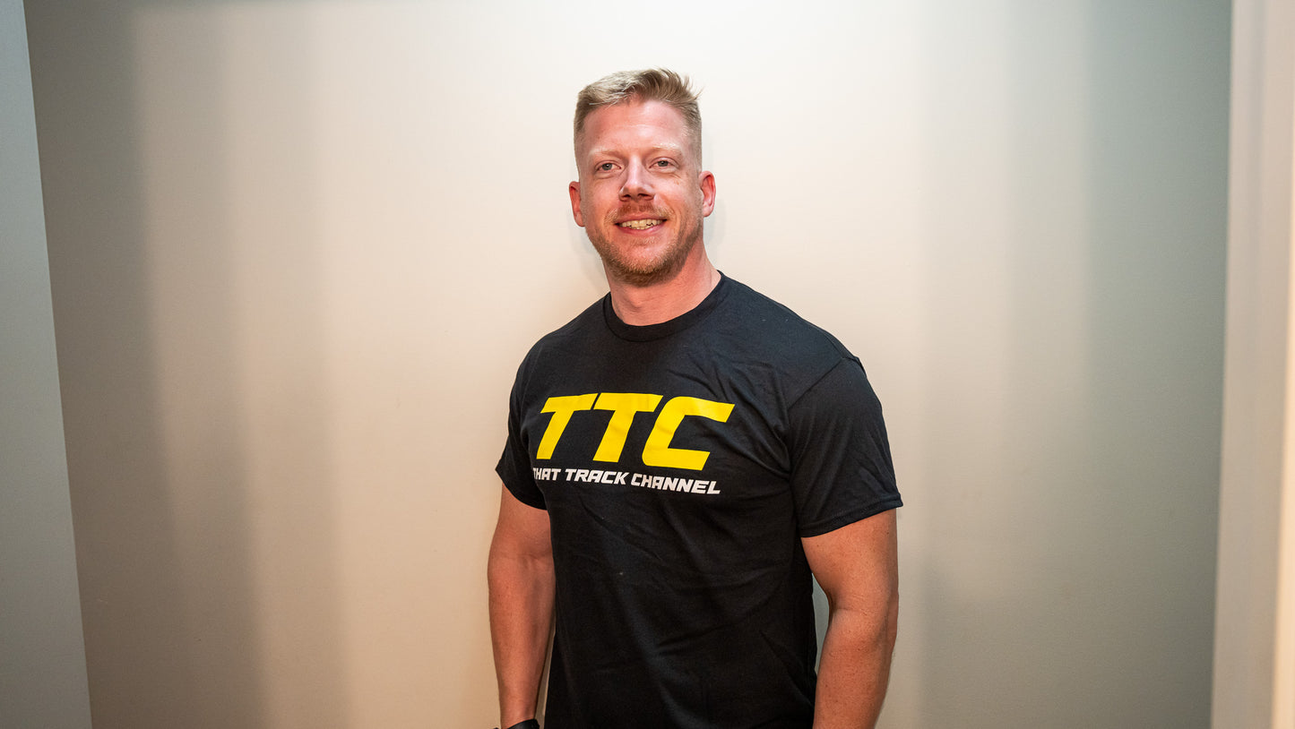 TTC SHIRT - BLACK SHIRT, YELLOW FONT