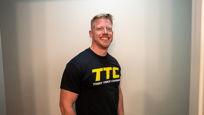 TTC SHIRT - BLACK SHIRT, YELLOW FONT