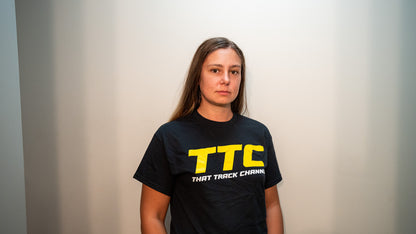 TTC SHIRT - BLACK SHIRT, YELLOW FONT