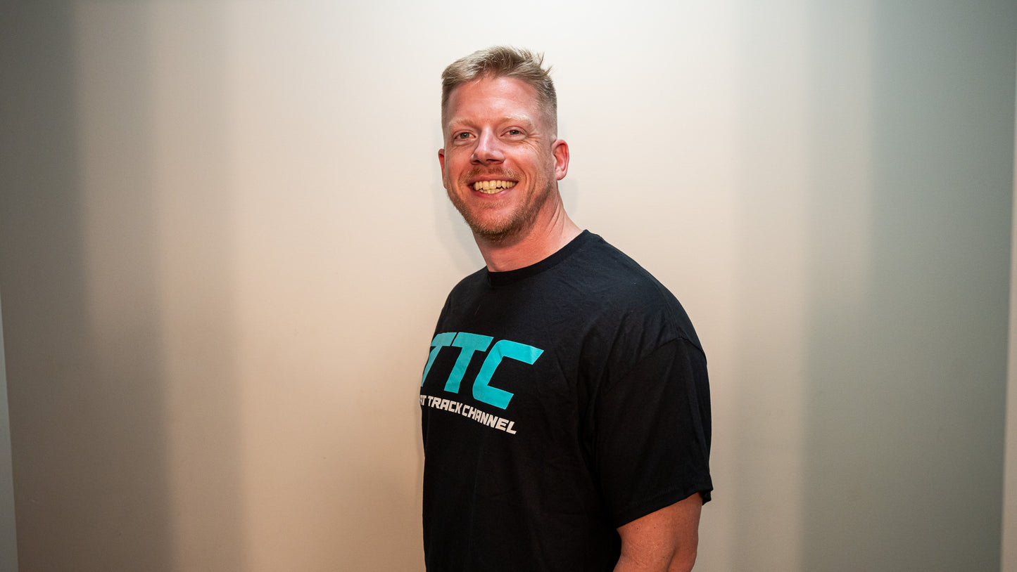 TTC SHIRT - BLACK SHIRT, TEAL FONT