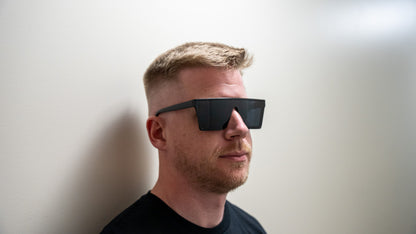 TTC SUNGLASSES - BLACK FRAMES AND BLACK LENS (CAT 4)